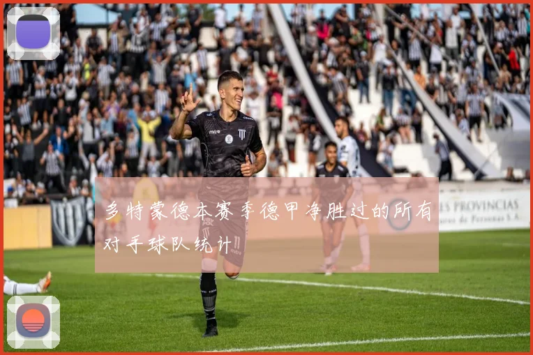 多特蒙德本赛季德甲净胜过的所有对手球队统计